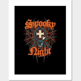 spooky night Posters and Art